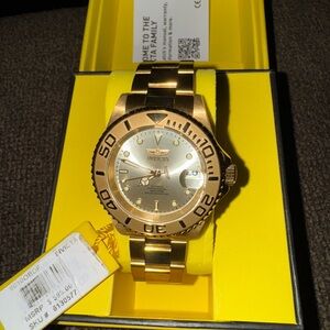 Invicta Pro Diver Automatic Men's Watch - 40mm, Gold (13929)